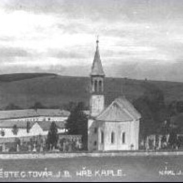 Hřbitovní kaple roku 1908