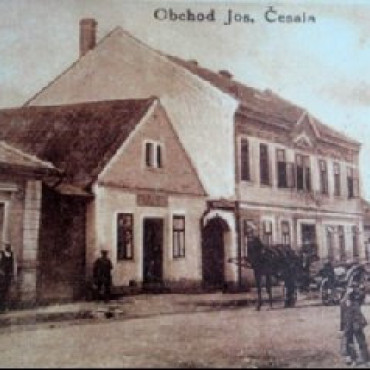 Obchod Josefa Česala 1930